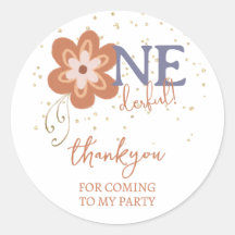 Cute Boho Daisy Gracias por venir Sticker