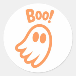 Pegatina Redonda ¡Cute Boo! - Diseño de Halloween para niños