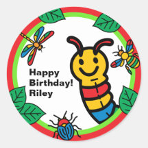 Cute Bug e Insect Kids Cumpleaños