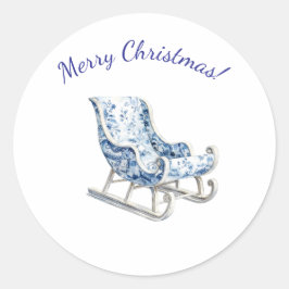 Pegatina Redonda Cute Christmas Sticker