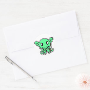 Pegatina Redonda Cute Eldritch Horror