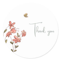 Cute Floral Mariposa Gracias