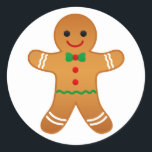 Pegatina Redonda Cute Gingerbread Man Christmas Sticker<br><div class="desc">NewParkLane - Pegatina de Navidad con un lindo y tradicional hombre de jengibre. Echa un vistazo a esta encantadora colección de Navidades de Gingerbread Man para encontrar artículos similares, como postales, sellos y más. ¿Tienes deseos de diseño personal específicos? ¿O desea este diseño en un producto que no está actualmente...</div>