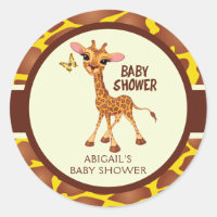Cute Giraffe & Mariposa, Baby Shower