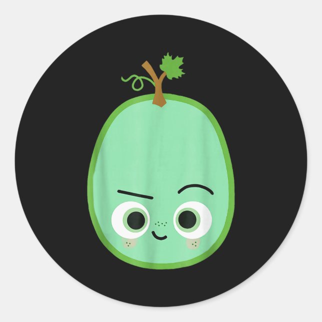 Pegatina Redonda Cute Good Egg Teacher Halloween Costume Group The  (Anverso)