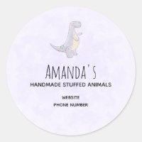 Cute Gray Tyrannosaurus Rex Dinosaur Toy Business