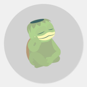 Pegatina Redonda Cute Kappa