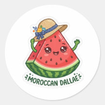 Cute Kawaii Marroquí Dallae Tradicional SumSticker