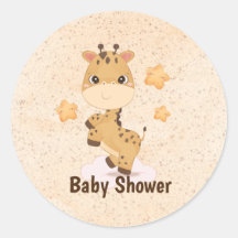 Cute Little Giraffe Stars Baby Shower