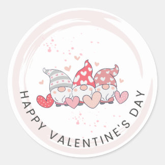 Pegatina Redonda Cute Love Sticker for Valentine’s Day