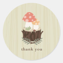 Cute Mushroom Baby Shower Gracias
