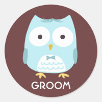 Cute Owl Groom | Divertido esposo recién casado