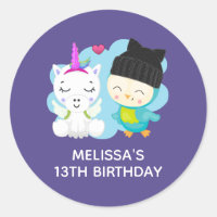 Cute Personalizados Pals - Feliz cumpleaños de Uni