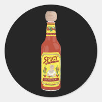 Cute Spicy Gatos salsa picante ilustracion negro