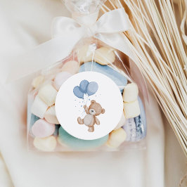 Pegatina Redonda Cute Teddy Bear