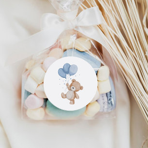 Pegatina Redonda Cute Teddy Bear