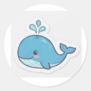 Pegatina Redonda Cute Vibe Señal de Mano Shaka Hoja de Stickers