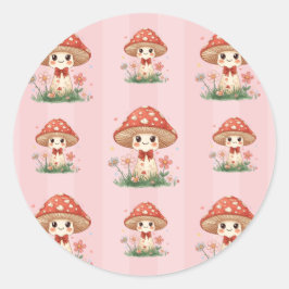 Pegatina Redonda Cutie Roomie Sticker