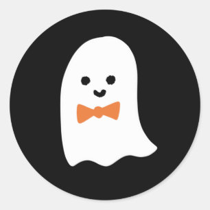Pegatina Redonda Cuto Boy Ghost