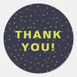 Pegatina Redonda Cuto colorido