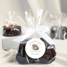 Cuto otoño verde y calabaza de ciruela temática Ba