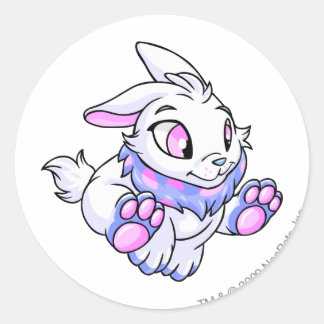Pegatina Redonda Cybunny Blue