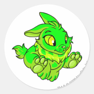 Pegatina Redonda Cybunny Gslow