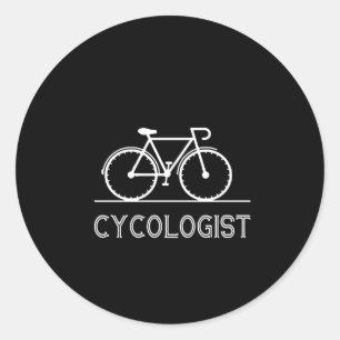 Pegatina Redonda Cycle Ciclista Lover Regalo Ciclismo Regalo Montañ