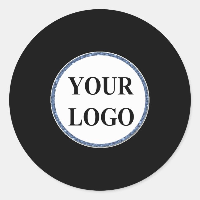 Pegatina Redonda D Christmas Gift Ized Idea Logo Baby  (Anverso)