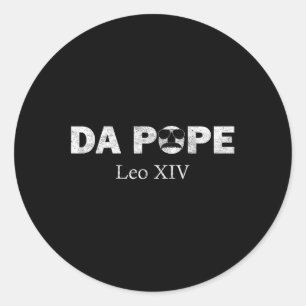 Pegatina Redonda Da Pope De América El Papa De Chicago Leo Xiv Funn