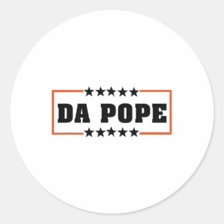 Pegatina Redonda Da Pope De América El Papa De Chicago Leo Xiv Prov