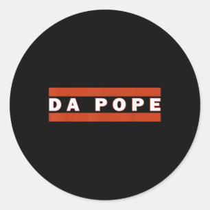 Pegatina Redonda Da Pope De América El Papa De Chicago Leo Xiv Prov