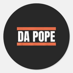 Pegatina Redonda Da Pope De América El Papa De Chicago Leo Xiv Prov