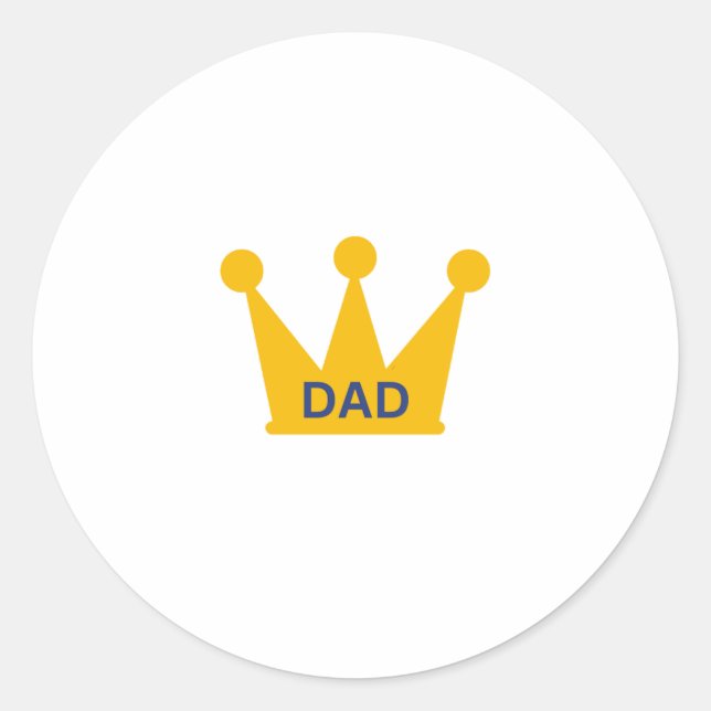 PEGATINA REDONDA DAD (Anverso)