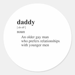 PEGATINA REDONDA DADDY