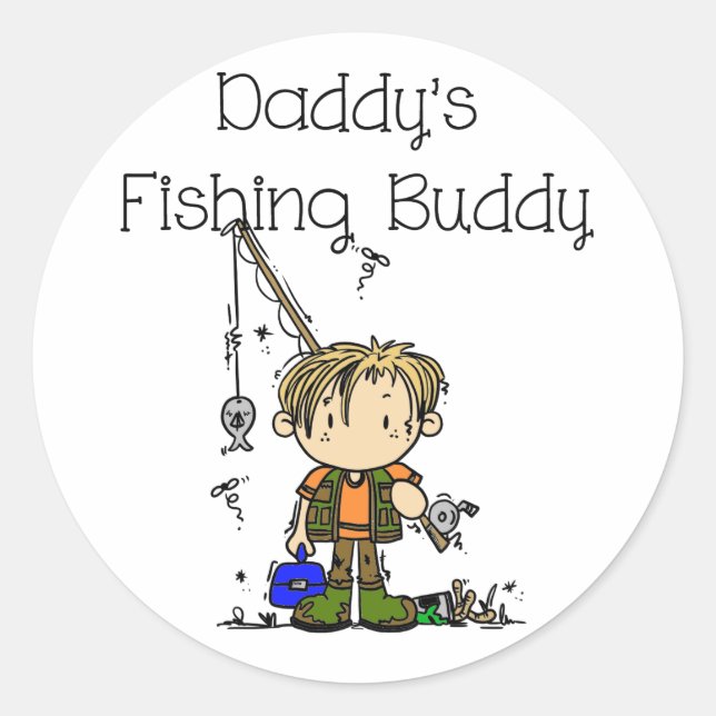 Pegatina Redonda DADFISHINGBUDDY.png (Anverso)