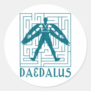 Pegatina Redonda Daedalus