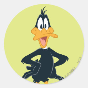 PEGATINA REDONDA DAFFY DUCK™