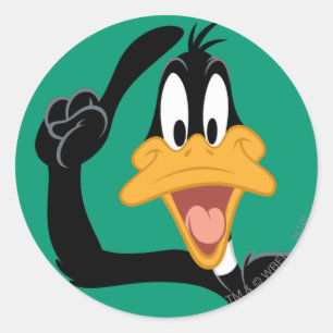Pegatina Redonda DAFFY DUCK™ con una gran idea