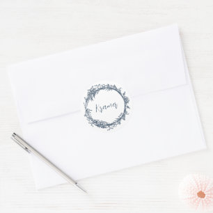 Pegatina Redonda Dainty Bird