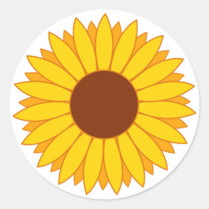 Pegatina Redonda Daisy