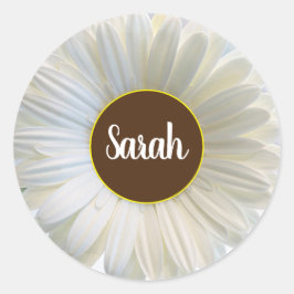 Pegatina Redonda Daisy