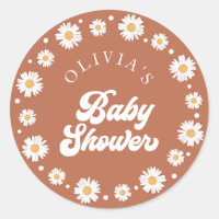 Daisy Retro Baby Shower