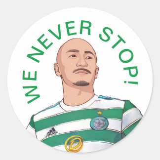 Pegatina Redonda Daizen Maeda We Never Stop Sticker