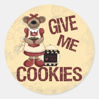 Pegatina Redonda Dame cookies