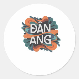 Pegatina Redonda Danang
