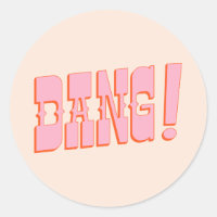 ¡DANG! (fuente de salón occidental, colores retro 