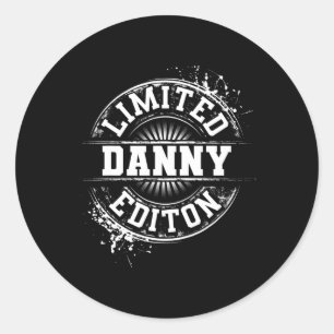 Pegatina Redonda Danny Limited Edition Funny Chiste de nombre perso