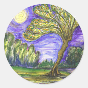 Pegatina Redonda "Daphne Transform"