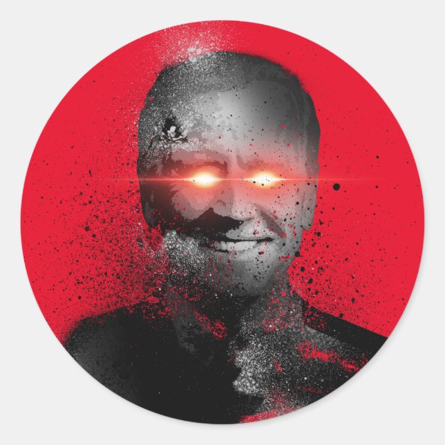 Pegatina Redonda Dark Brandon (Anverso)